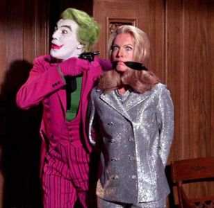 Cesar Romero and Diana Ivarson in Batman: Flop Goes the Joker (1967)