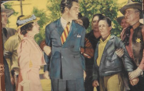 Victor Potel, Marion Shilling, Tiny Skelton, Robert Walker, and Guinn 'Big Boy' Williams in Thunder Over Texas (1934)