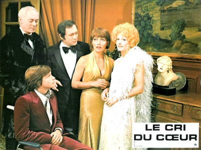 Stéphane Audran, Eric Damain, Paul Frankeur, Jean Martin, Maurice Ronet, and Delphine Seyrig in Le cri du coeur (1974)