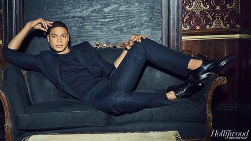 Ray Fisher poses for the Hollywood Reporter