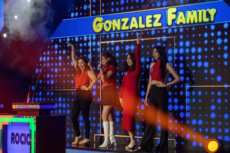 Sofia Romualdez, Tanya Gonzalez, Rocio Gonzalez, and Cristina Gonzales in Family Feud Philippines (2022)