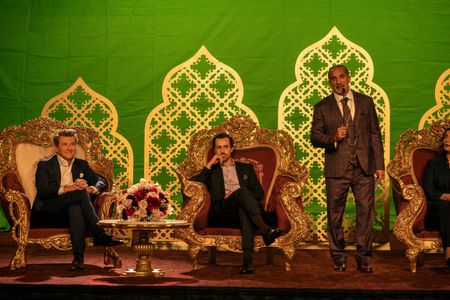 Robert Herjavec, Ramy Youssef, and Bassem Youssef in Ramy: Limoges (2022)
