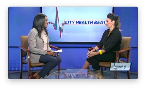 Gina Keatley on City Health Beat NY1