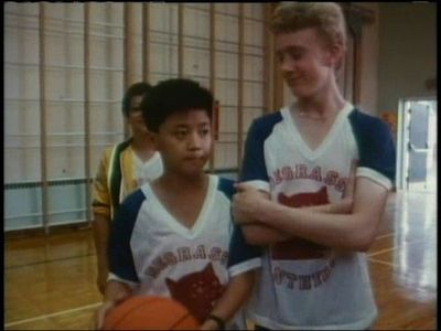 Siluck Saysanasy and Billy Parrott in Degrassi High (1987)