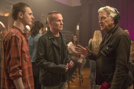 David Lynch, James Marshall, and Jake Wardle in Twin Peaks (2017)