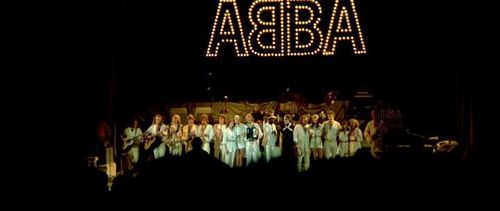 Benny Andersson, Agnetha Fältskog, Anni-Frid Lyngstad, Björn Ulvaeus, and ABBA in ABBA: The Movie (1977)