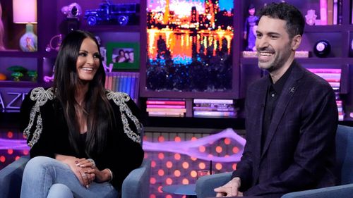 Lisa Barlow and Danny Pellegrino in Watch What Happens Live with Andy Cohen: Lisa Barlow & Danny Pellegrino (2023)