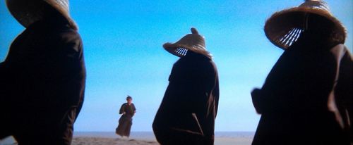 Tomisaburô Wakayama, Shin Kishida, Shôgen Nitta, and Minoru Ôki in Lone Wolf and Cub: Baby Cart at the River Styx (1972)