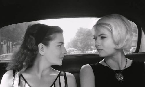 Dorothée Blanck and Corinne Marchand in Cléo from 5 to 7 (1962)