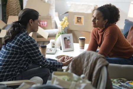 Andrea Navedo and Christina Moses in A Million Little Things: Any Way the Wind Blows (2022)