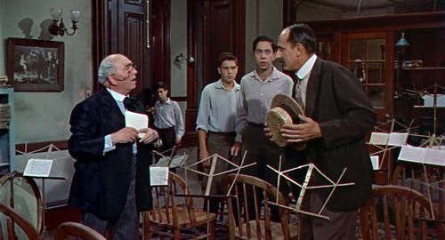 John Erman, Fred Essler, David Kasday, and Robert F. Simon in The Benny Goodman Story (1956)