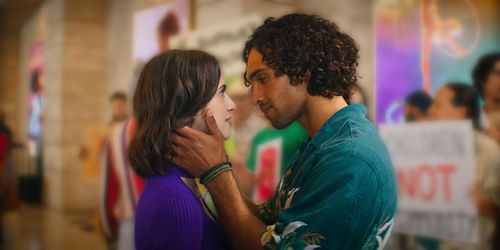 Laura Marano and Jordi Webber in Choose Love (2023)