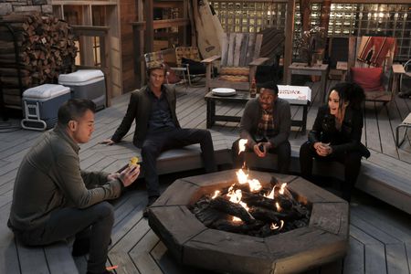 George Eads, Tristin Mays, Lucas Till, and Justin Hires in MacGyver (2016)