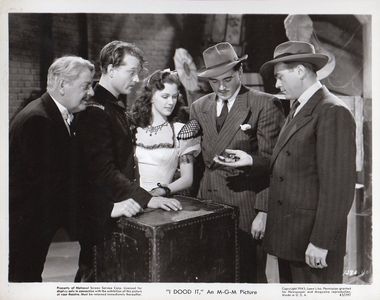 Eleanor Powell, Richard Ainley, James Flavin, Thurston Hall, and Red Skelton in I Dood It (1943)