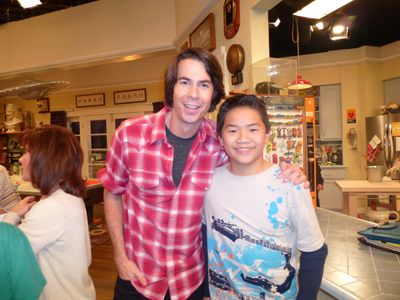 With Jerry Trainor on Wendell and Vinnie Set