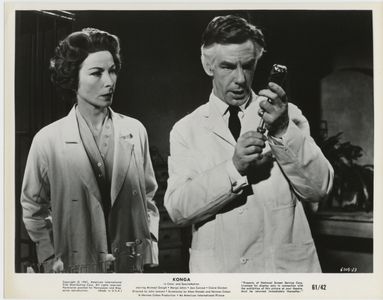 Michael Gough and Margo Johns in Konga (1961)