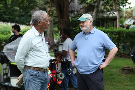 Morgan Freeman and Rob Reiner in The Magic of Belle Isle (2012)