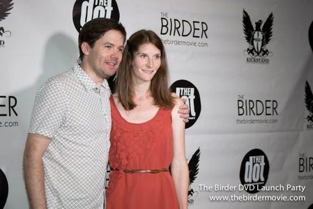Greer and Mike Stasko at The Birder DVD Launch Party