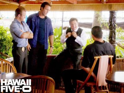Scott Caan, Larry Manetti, Alex O'Loughlin, and Napoleon Tavale in Hawaii Five-0 (2010)
