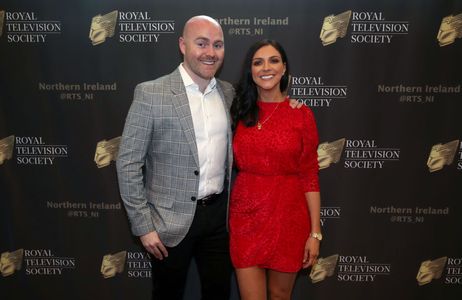 Claire Rafferty and Paddy Raff at the RTS NI Awards 2022