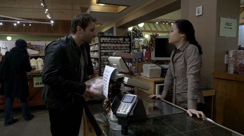 Drew Lachey and Diana Bang in Guess Who's Coming to Christmas (2013)