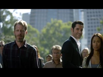 Still of Sorin Brouwers and Tom Ellis in Lucifer.