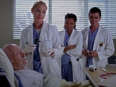 Katherine Heigl, Jack Axelrod, Winston Story, and Tymberlee Hill in Grey's Anatomy (2005)