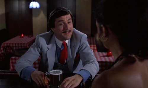 Robert De Niro and Diahnne Abbott in The King of Comedy (1982)
