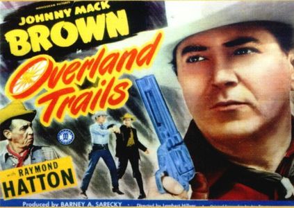 Johnny Mack Brown, Raymond Hatton, and Bill Kennedy in Overland Trails (1948)
