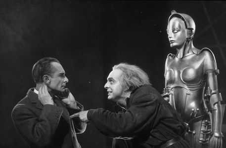 Alfred Abel and Rudolf Klein-Rogge in Metropolis (1927)