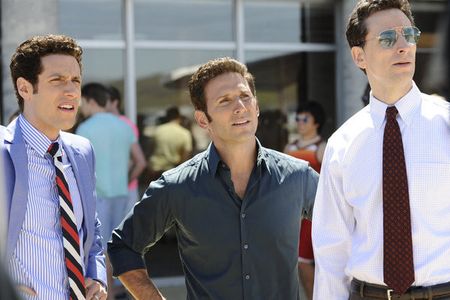 Paulo Costanzo, Mark Feuerstein, and Ben Shenkman in Royal Pains (2009)