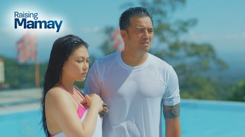 Antonio Aquitania and Erin Ocampo in Raising Mamay (2022)