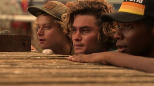 J.D., Chase Stokes, and Rudy Pankow in Outer Banks (2020)
