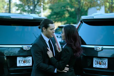 Jamie Chung and Blair Redford in The Gifted (2017)