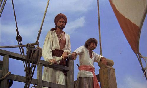 John Phillip Law and Martin Shaw in The Golden Voyage of Sinbad (1973)