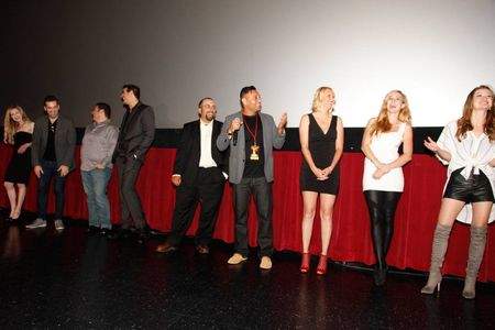 Markus Taylor, Leah McKendrick, Dylan K. Narang, Melanie Avalon, JT Vancollie, and Christie Swiss at an event for All I 
