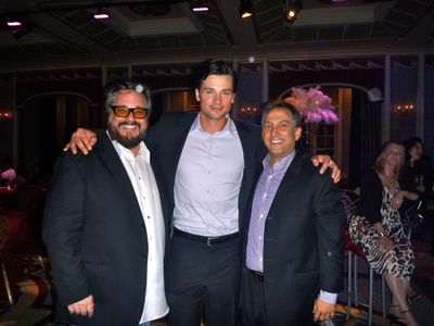 Turi, Tom Welling and Al (Smallville 200 Ep Party)