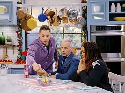 Sunny Anderson, Geoffrey Zakarian, and Jeff Mauro in The Kitchen: Pour on Some Love (2020)