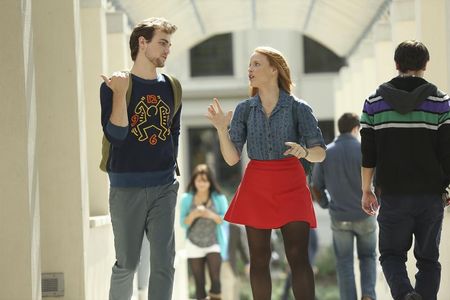Katie Leclerc and Austin Cauldwell in Switched at Birth (2011)