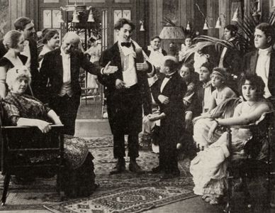 Sammy Brooks, Bebe Daniels, Dee Lampton, Harold Lloyd, and May White in Luke's Society Mixup (1916)