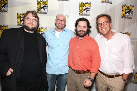 Mark Johnson, Guillermo del Toro, Nick Nunziata, and Troy Nixey at an event for Don't Be Afraid of the Dark (2010)