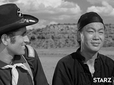 James Douglas and Benson Fong in Death Valley Days (1952)