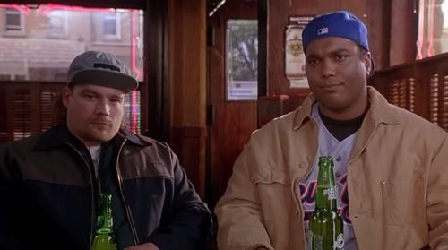 John G. Brennan and Kamal Ahmed in The Jerky Boys (1995)