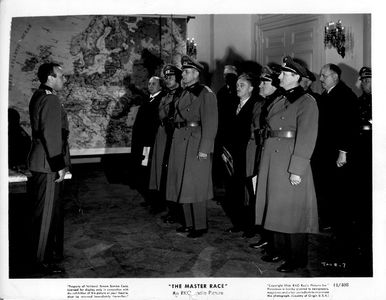 George Coulouris, Ludwig Donath, and Eric Feldary in The Master Race (1944)