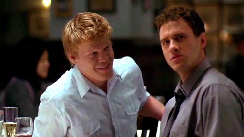 Actors Jesse Plemons and Julian Bailey, starring in 'Meeting Spencer'. Paladin, April 8, 2011.