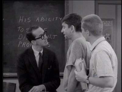 Bob Denver, Lee Goodman, and Dwayne Hickman in The Many Loves of Dobie Gillis (1959)