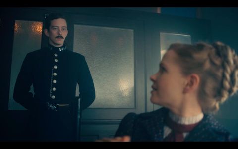 Kate Phillips and Matthew Malone in Miss Scarlet & the Duke (2020)