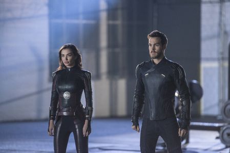 Amy Jackson and Chris Wood in Supergirl (2015)