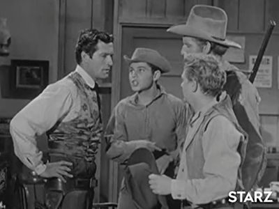 Hugh O'Brian and Morgan Woodward in The Life and Legend of Wyatt Earp (1955)