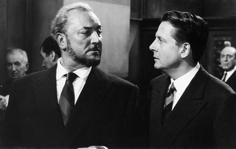 Pierre Brasseur and Jean Desailly in The Possessors (1958)
